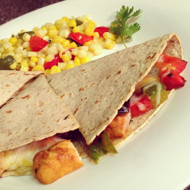 Chicken Cilantro Quesadillas