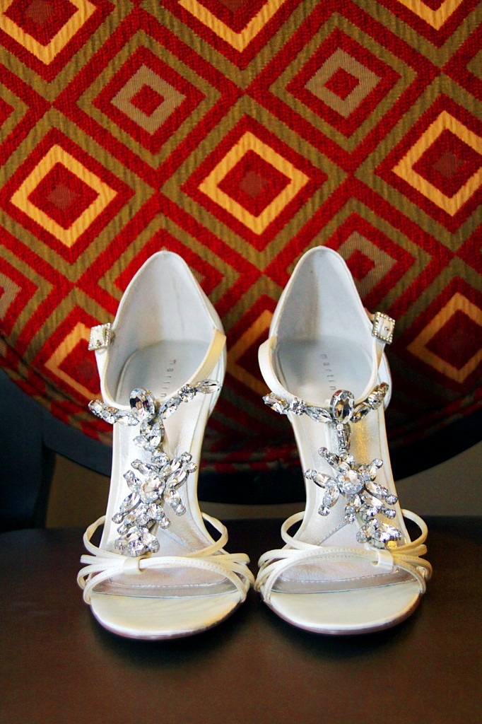 Wedding day shoes