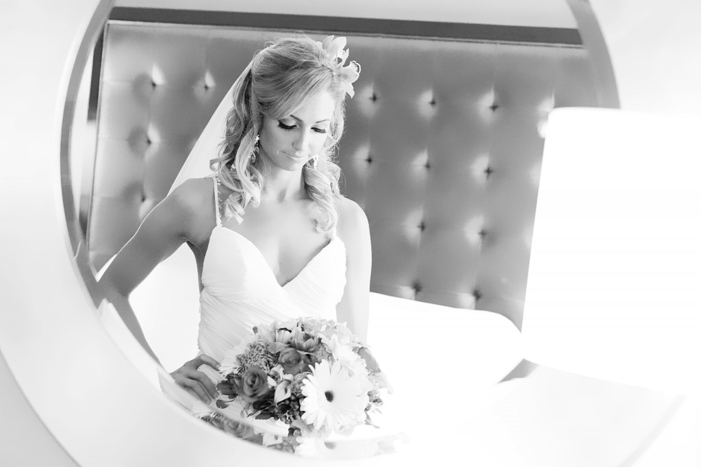 Wedding Day through mirror Wedding Day through mirror