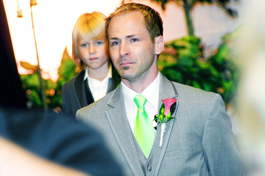 Scotts face when seeing his bride Scotts face when seeing his bride