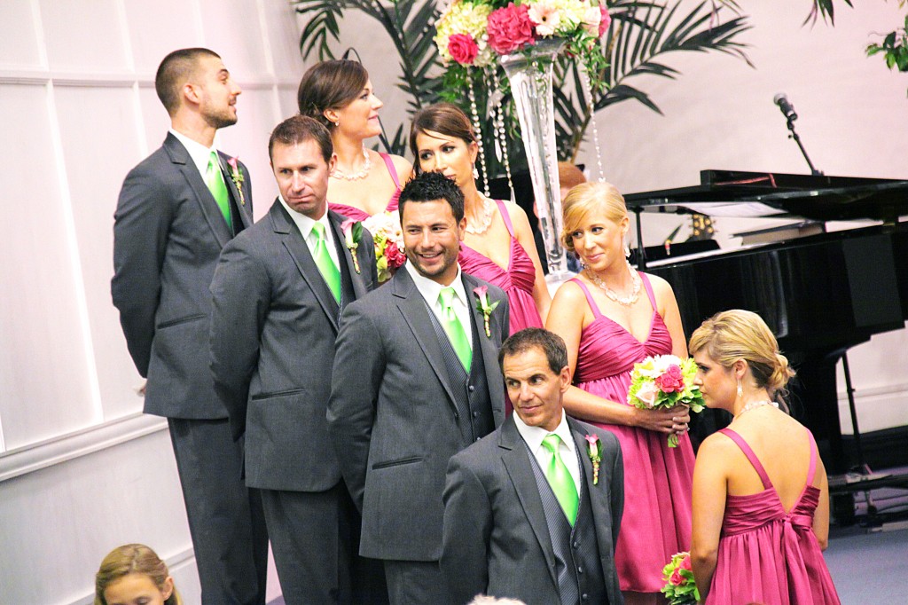 Bridesmaids and Groomsmen enjoying family moment Bridesmaids and Groomsmen enjoying family moment