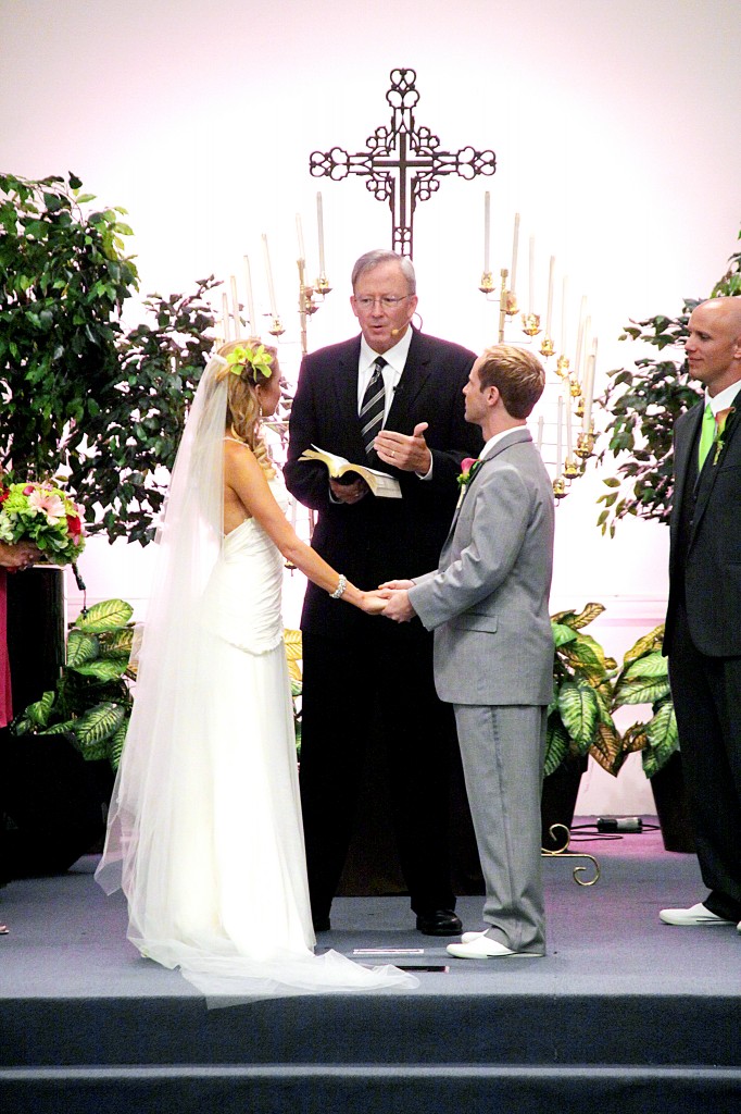 Pastor Dave marrying us Pastor Dave marrying us