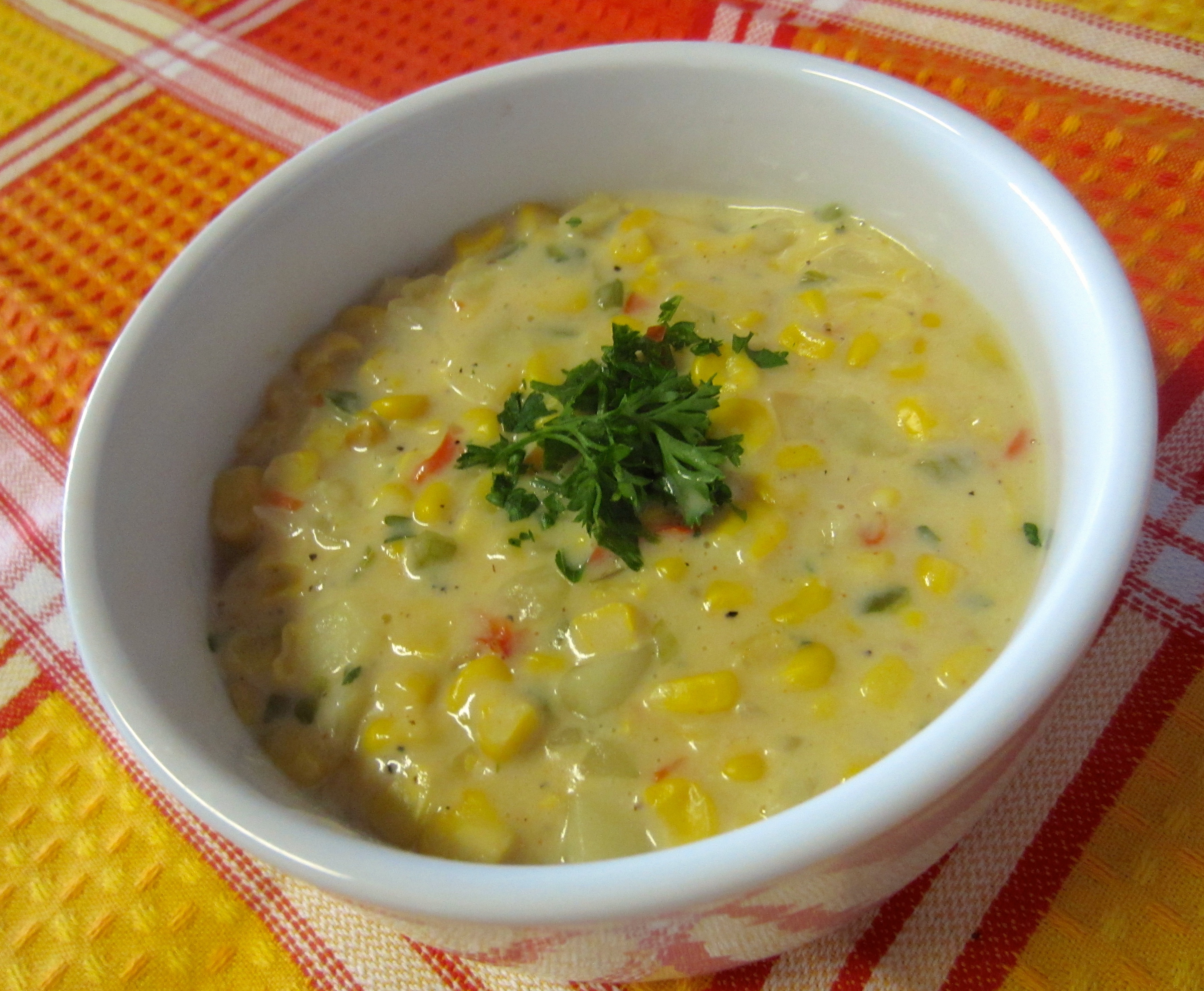 Heatlhy Vegetarian Corn Chowder