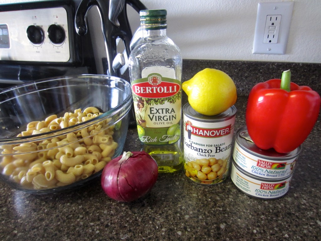 ingredients for healthy chicken salad