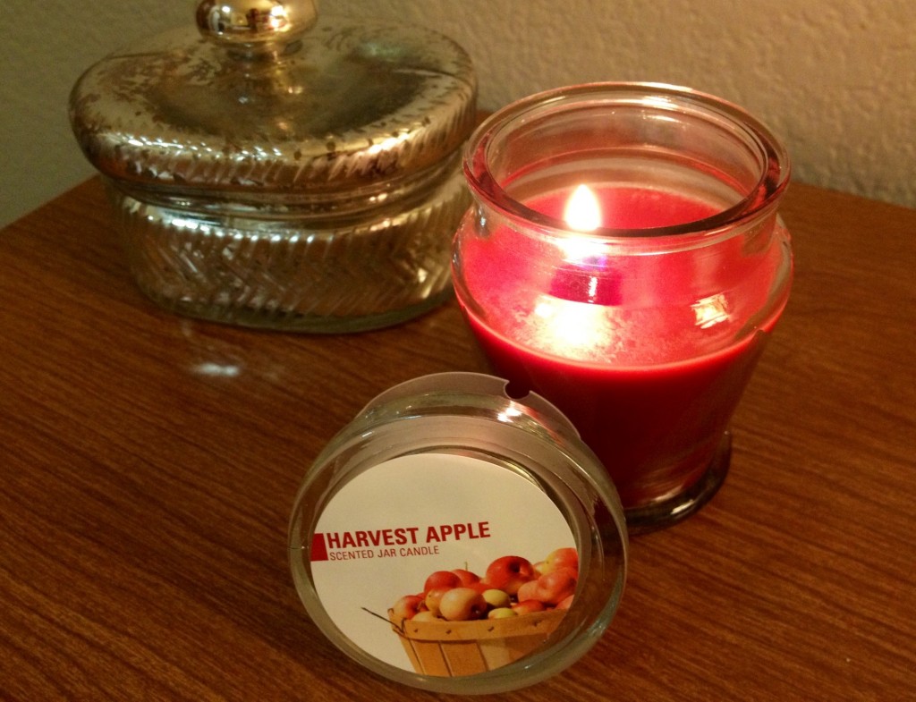 Harvest Apple candle from Meijer