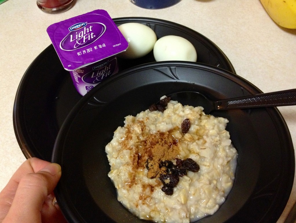 healthy hotel breakfast