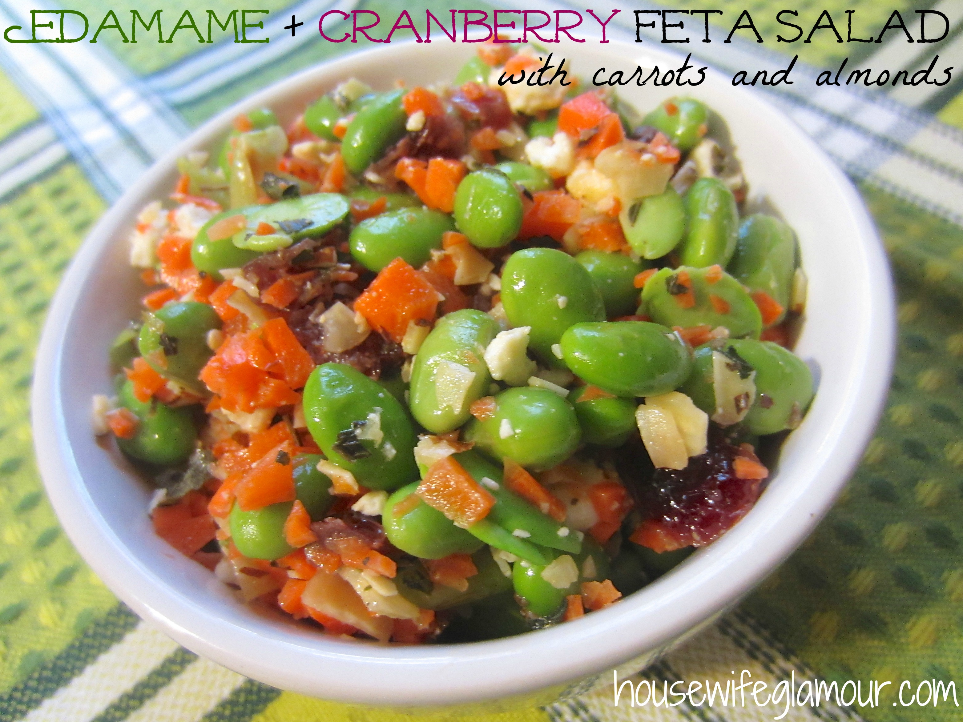 Edamame and Cranberry Feta Salad