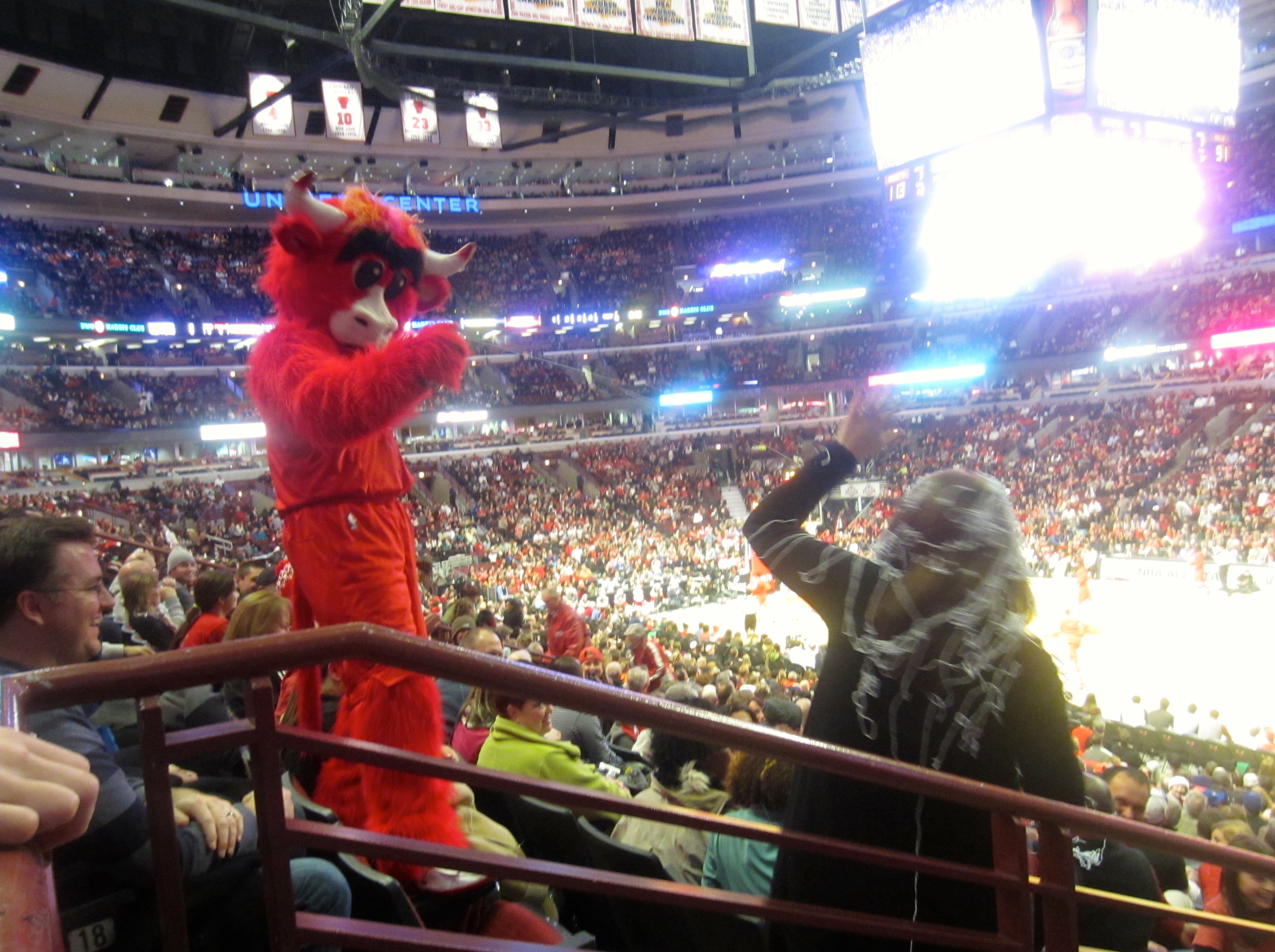 Benny the Bull silly string