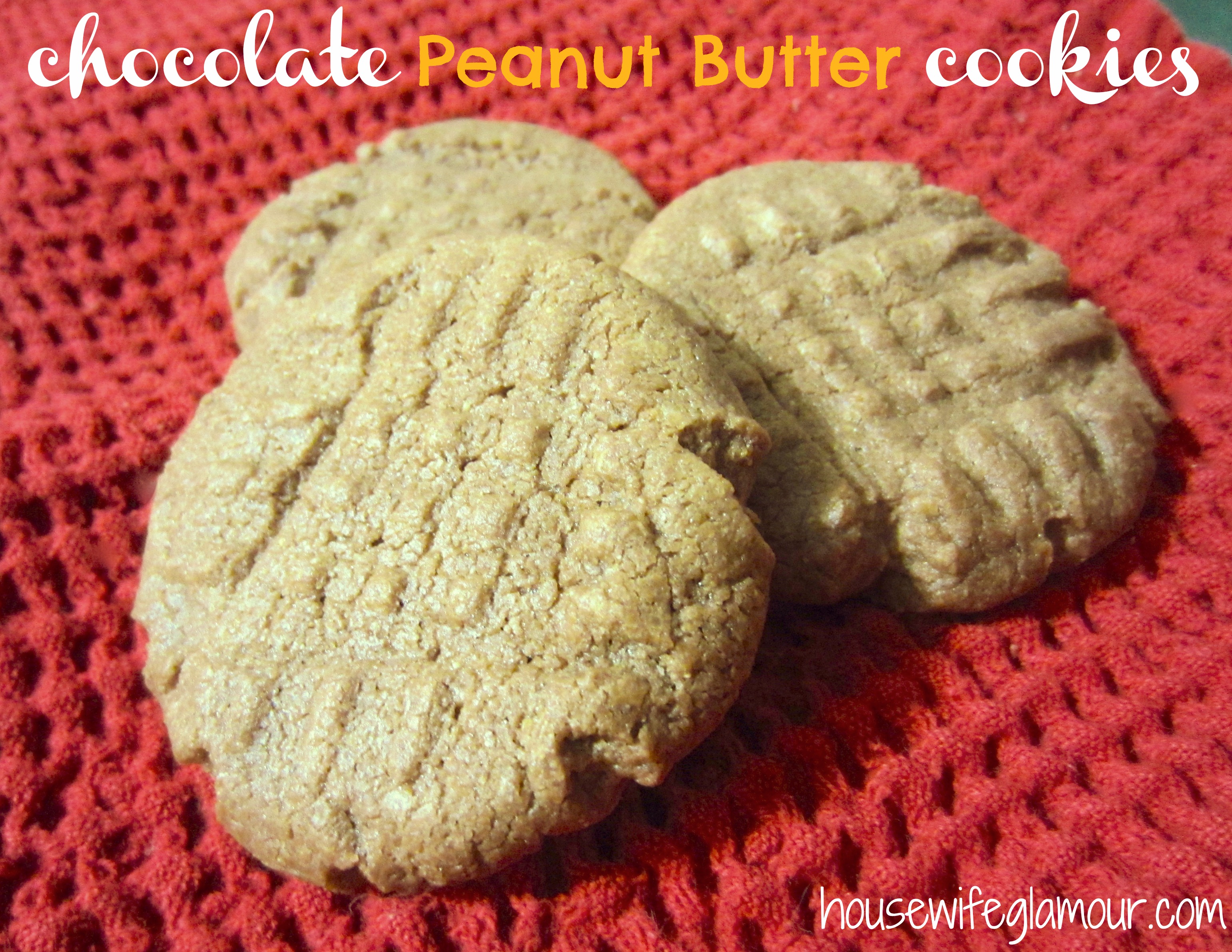chocolate peanut butter cookies cover