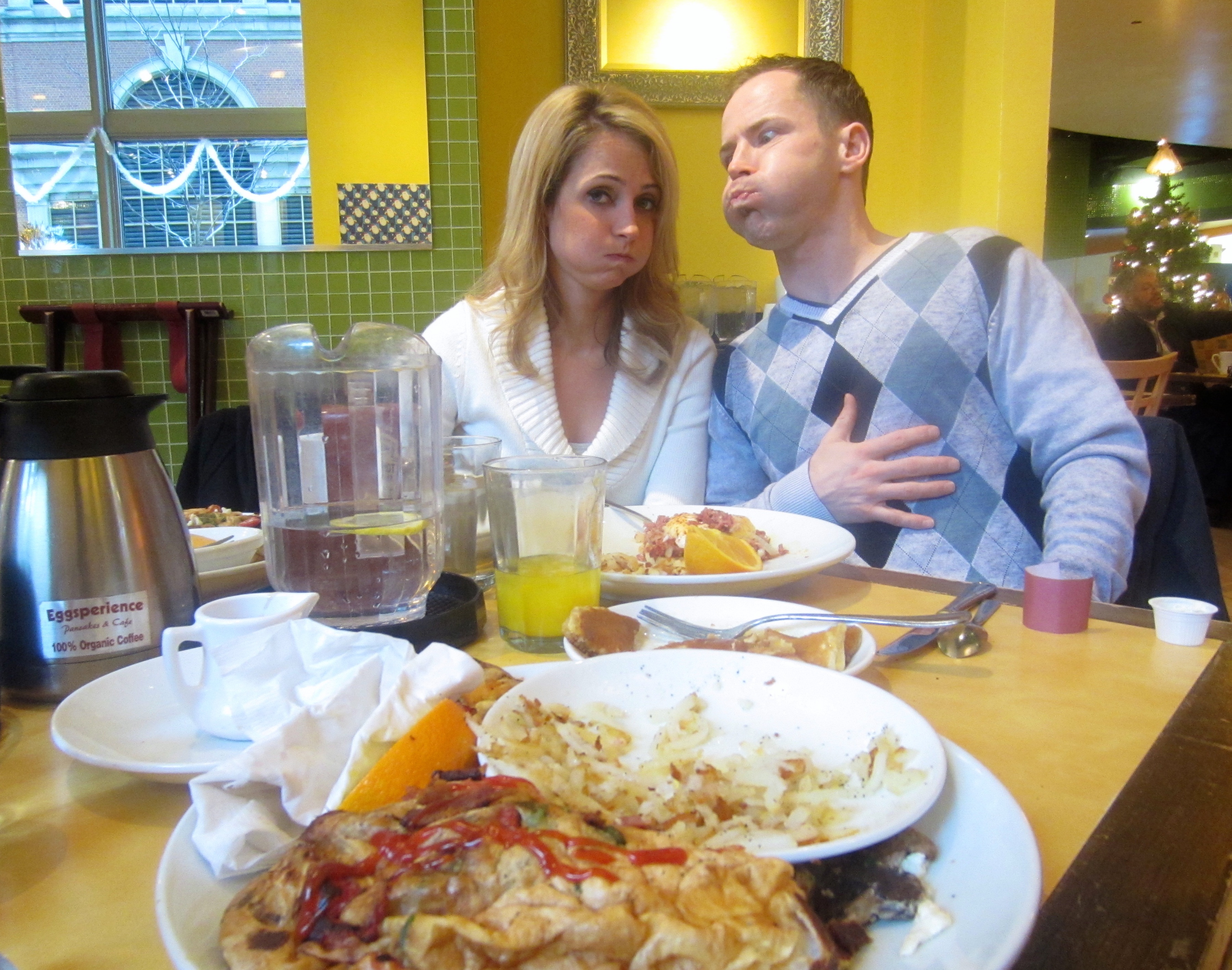 full after breakfast