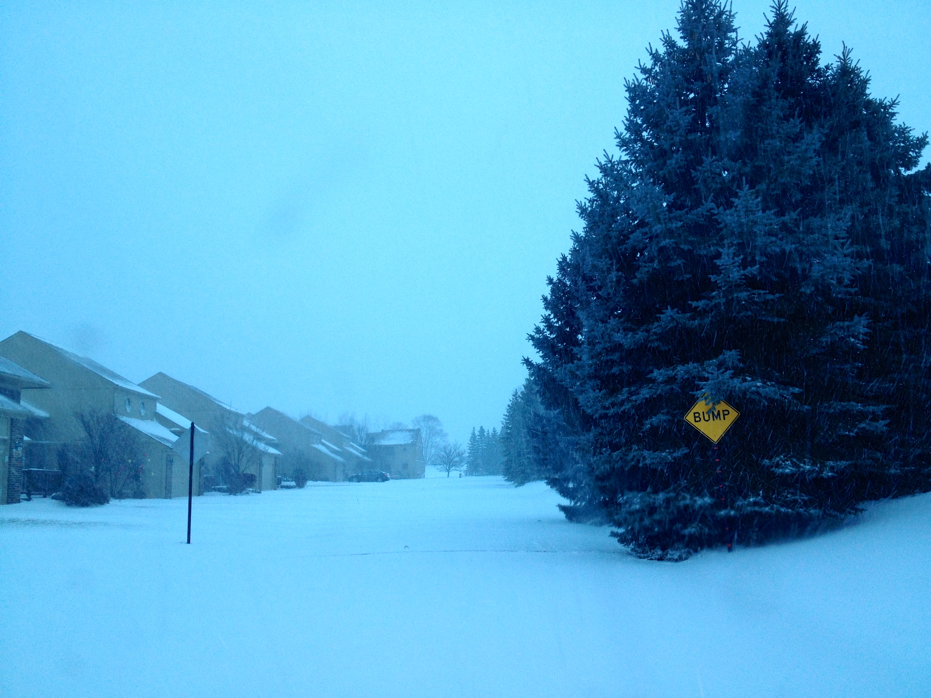neighborhood snow
